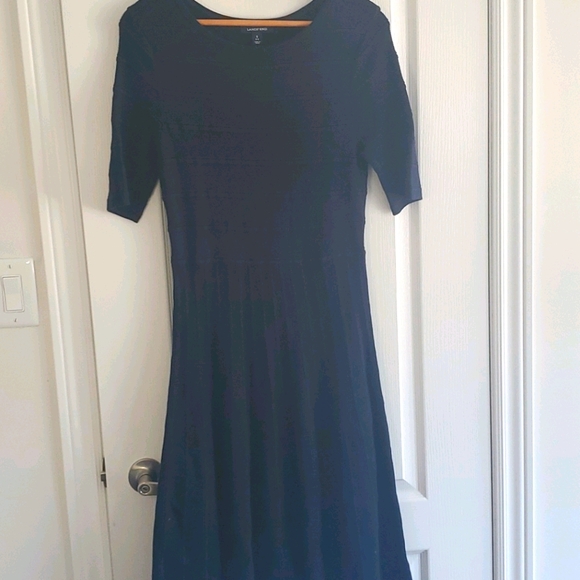 EUC Navy Blue Knit Aline Dress - Picture 1 of 1